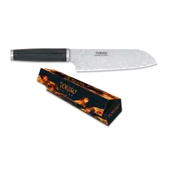 Tokisu Santoku Knife Damascus 18 cm