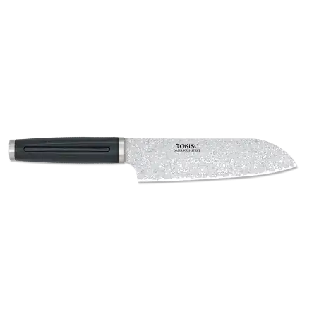 Tokisu Santoku Knife Damascus 18 cm