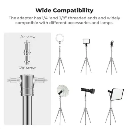 KampF Concept KF34044 Stainless Steel Light Stand 280cm