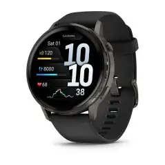 Garmin Venu 4 45mm Slate with Black - 24 Ιnterest free installments