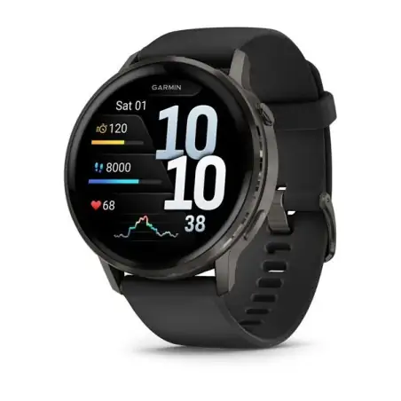 Garmin Venu 4 45mm Slate with Black - 24 Ιnterest free installments