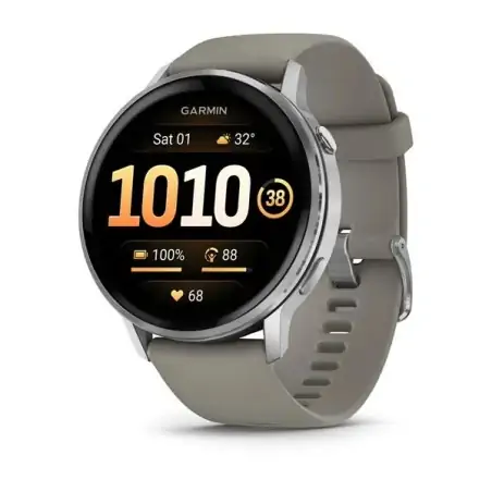 Garmin Venu 4 45mm Silver with Silver Gray - 24 Ιnterest free installments