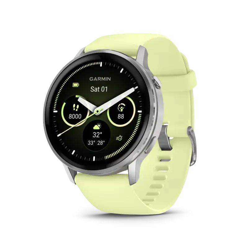 Garmin Venu 4 45mm Silver with Citron - 24 Άτοκες δόσεις Garmin Venu 4 45mm Silver with Citron - 24 Άτοκες δόσεις