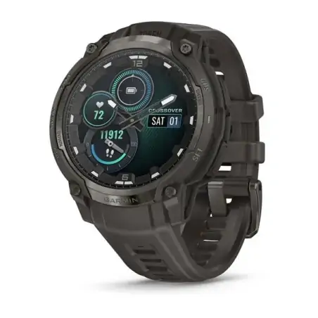 Garmin Instinct Crossover AMOLED Charcoal - 24 Άτοκες δόσεις