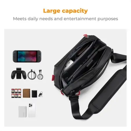 KampF Concept Urban Wander 16 Shoulder Bag Compatible with Nintendo Switch 2Steam Deck OLEDPlayStation KF13226
