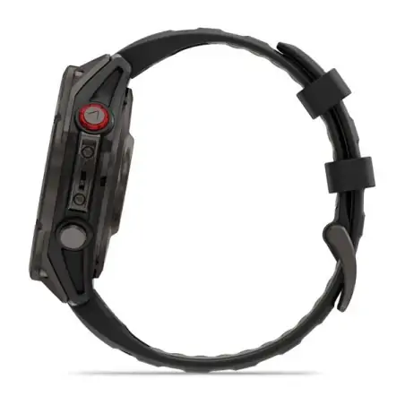 Garmin Fenix 8 Pro 51mm AMOLED Sapphire Titanium Carbon Gray DLC with Black and Pebble Gray - 24 Άτοκες δόσεις