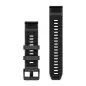 Garmin QuickFit 22 Silicone Band Graphite with Black