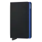 Secrid Slimwallet Matte Black & Blue