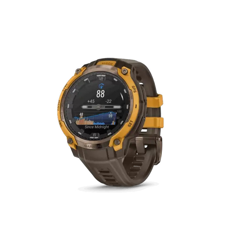 Garmin Instinct Crossover AMOLED Bronze & Sunburst - 24 Ιnterest free installments