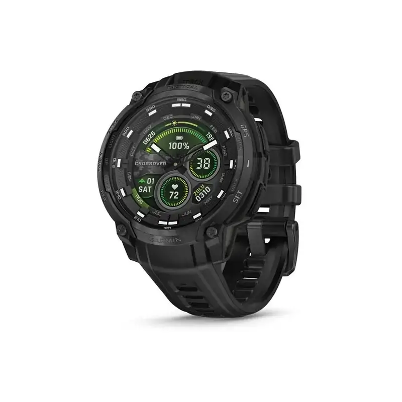 Garmin Instinct Crossover AMOLED Tactical Edition Black - 24 Ιnterest free installments