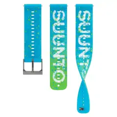 Suunto 22mm Athletic 6 Silicone Strap Power Blue