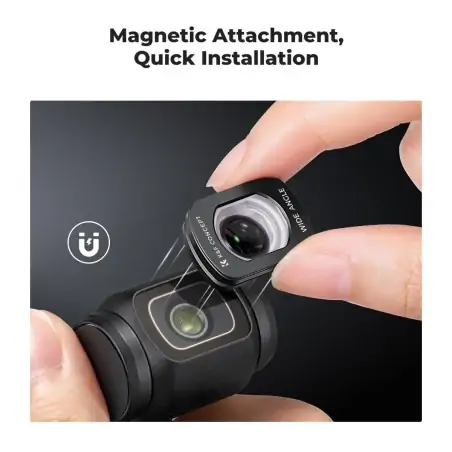 KampF Concept KF012612 Magnetic WideAngle Filter and Screen protector for DJI Osmo Pocket 3
