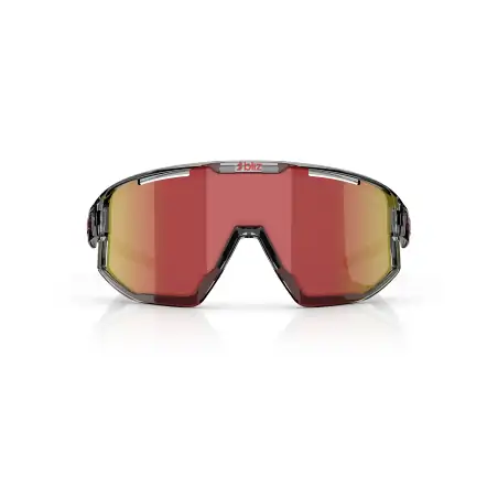 Bliz Vision Transparent Dark Grey - Red