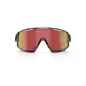 Bliz Vision Transparent Dark Grey - Red