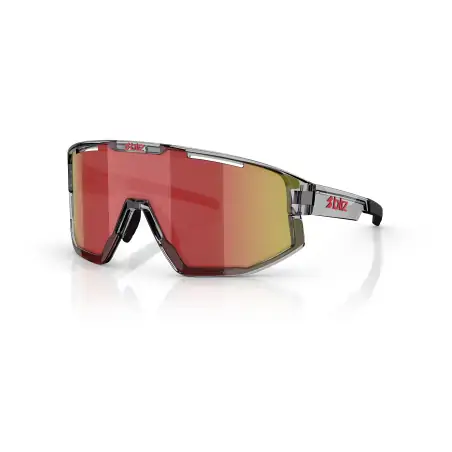 Bliz Vision Transparent Dark Grey - Red