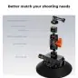 KampF Concept MS46 6 Βεντούζα με Magic Arm για Action Cameras DSLR amp Mirrorless KF31136