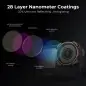 KampF Concept KF012336 CPL Circular Polarizer Filter Για GOPRO Hero 910111213 KampF Concept KF012336 CPL Circular Polarizer Filter Για GOPRO Hero 910111213