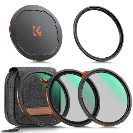 KampF Concept SKU2498 72mm Magnetic Filter Kit CPL ND232 Black Mist 14 Filter Set Magnetic Adapter Ring amp Lens Cap