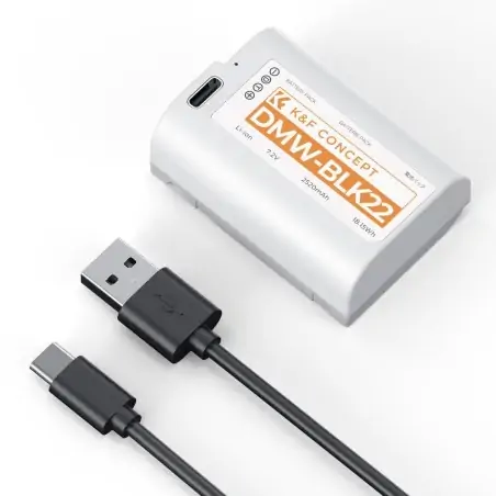 KampF Concept DMWBLK22 2520mAh με Γρήγορη Φόρτιση TypeC Συμβατό με Panasonic KF280104