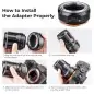 M42 Lens to Sony E Camera Mount Adapter Manual Focus KF06435 M42 Lens to Sony E Camera Mount Adapter Manual Focus KF06435