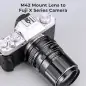 KampF Concept M42 Lens to Fujifilm FX Camera Mount Adapter Manual Focus KF06058 KampF Concept M42 Lens to Fujifilm FX Camera Mount Adapter Manual Focus KF06058