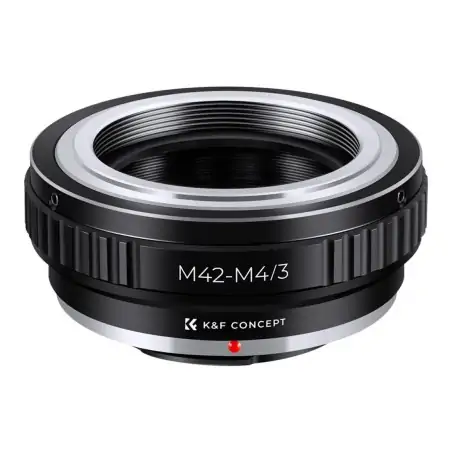 KampF Concept M42 Lens to M43 Camera Mount Adapter Manual Focus KF06076