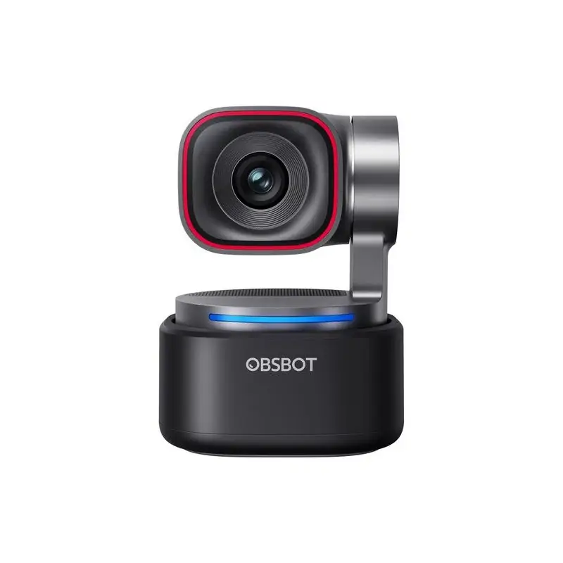 OBSBOT Tiny 3 AIPowered Spatial Audio PTZ 4K Webcam