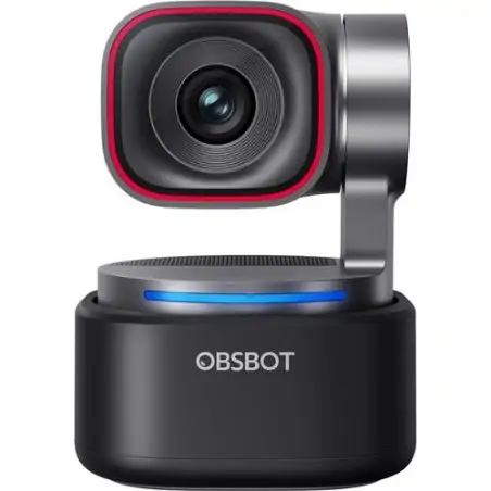 OBSBOT Tiny 3 AIPowered Spatial Audio PTZ 4K Webcam