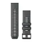 Garmin Quickfit 26 silicone slate grey and black
