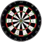 ΣΤΟΧΟΣ DART BULL'S Bristol Flocked Paper Dart Board ΣΤΟΧΟΣ DART BULL'S Bristol Flocked Paper Dart Board