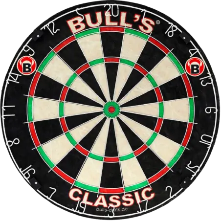BULL'S DART TARGET Classic Bristle Dart Board