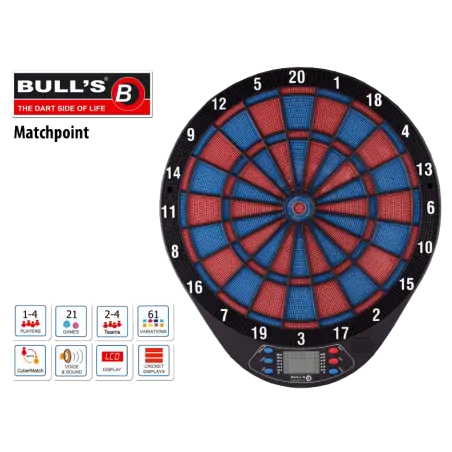 BULL'S DART TARGET Matchpoint Electronic Dart