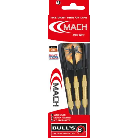 BULL'S DARTS, Steel Darts, Mach, 19g