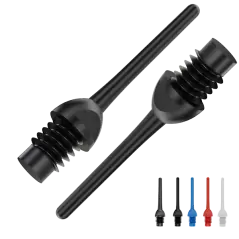 BULL'S NOSES, DART,  Superk. Tip Black 6 mm 100 Pack