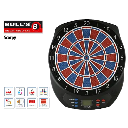 BULL'S TARGET DART Scorpy Electronic Dartboard