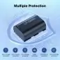 Powerextra LPE6NH 2950mAh Battery With TypeC Fast Charging Compatible with Canon Powerextra LPE6NH 2950mAh Battery With TypeC Fast Charging Compatible with Canon
