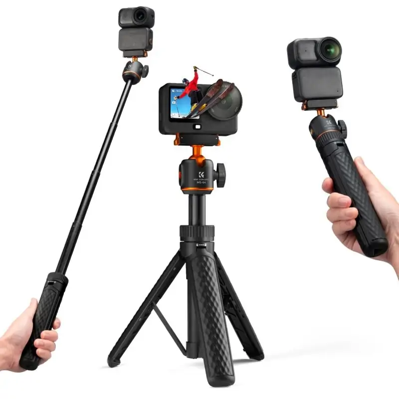 KampF Concept MS54 Mini Επεκτάσιμο Τρίποδο με Μαγνητικό Quick Release για DJI Osmo Action 6 και Osmo Nano KampF Concept MS54 Mini Επεκτάσιμο Τρίποδο με Μαγνητικό Quick Release για DJI Osmo Action 6 και Osmo Nano