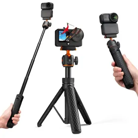 KampF Concept MS54 Mini Επεκτάσιμο Τρίποδο με Μαγνητικό Quick Release για DJI Osmo Action 6 και Osmo Nano