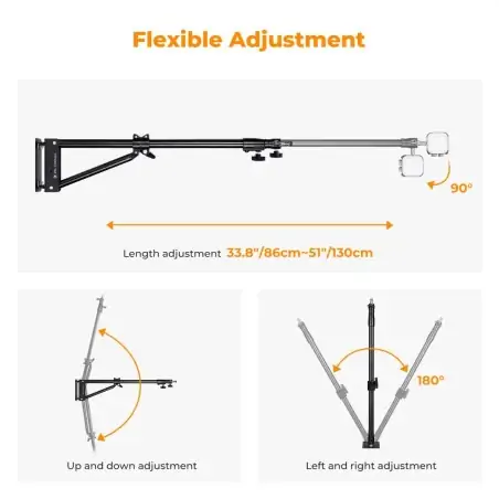 KampF Concept KF34048 Wall Mounting Boom Arm 130cm