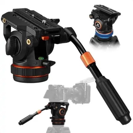 KampF Concept BV50 Video Fluid Tripod Head KF31125
