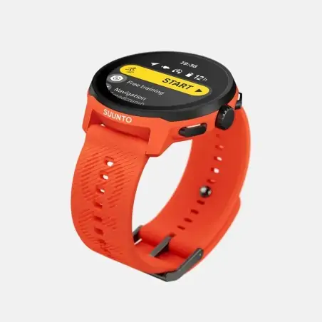 SUUNTO Run Coral Orange Silicone Strap - 12 Ιnterest free installments