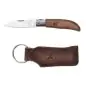 MAIN Mini Line Pocket Knife Beech wood and Leather Pouch MAIN Mini Line Pocket Knife Beech wood and Leather Pouch
