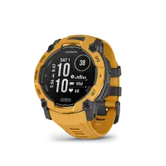 GARMIN Instinct 3 Solar 45mm Sunburst - 24 Ιnterest free installments