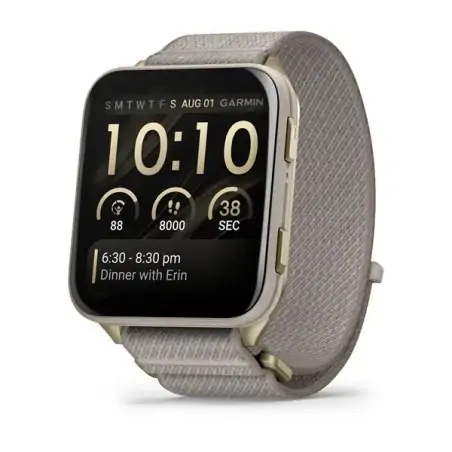 Garmin Venu X1 French Gray with Soft Gold  - 24 Ιnterest free installments
