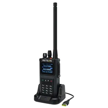 Retevis C1 Waterproof Noise Reduction 5W Dual Band Two Way Radio