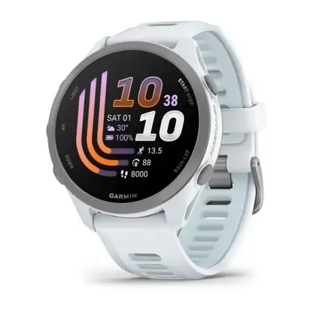 Garmin Forerunner 170 Whitestone with Whitestone/Cloud Blue Band - 12 interest free installments