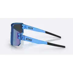 Bliz P005 Small Transparent Blue - Smoke W Blue Multi Lens