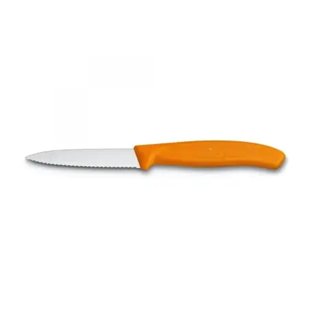 Victorinox Knife Οδοντωτό orange 8cm