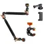 KampF Concept MS63 Windshield Mount Clamp for Motorcycle Action Cameras 31201