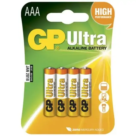 GP Ultra Alkaline Battery AAA